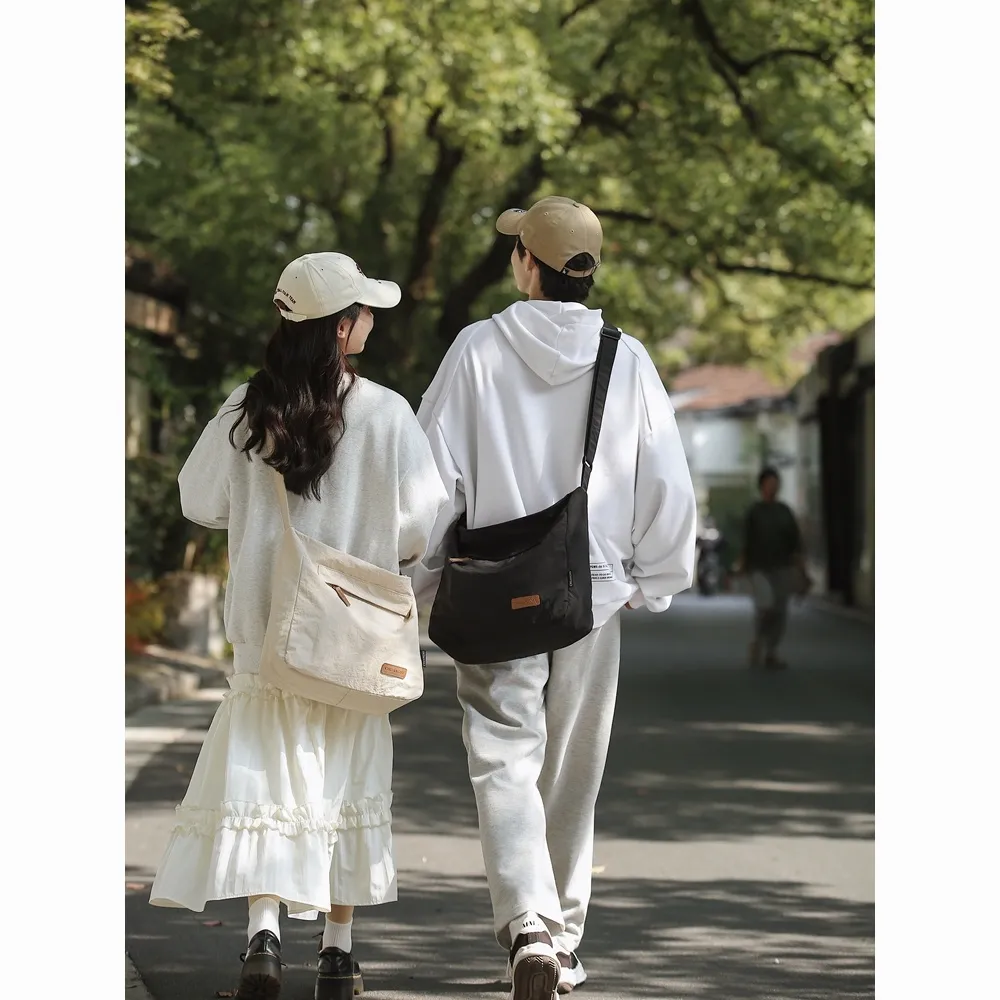 Men's Crossbody Bag Ins Casual Japanese Style Large Capacity Backpack - 4