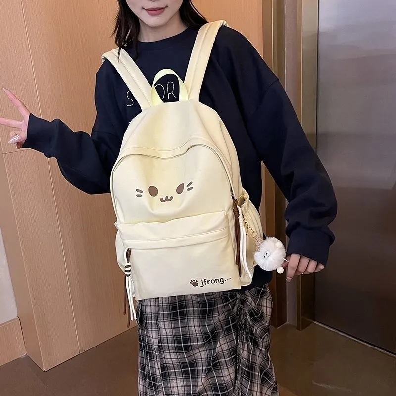 Cute Backpack for Women Large Capacity Student School Bag Ins Style - 3