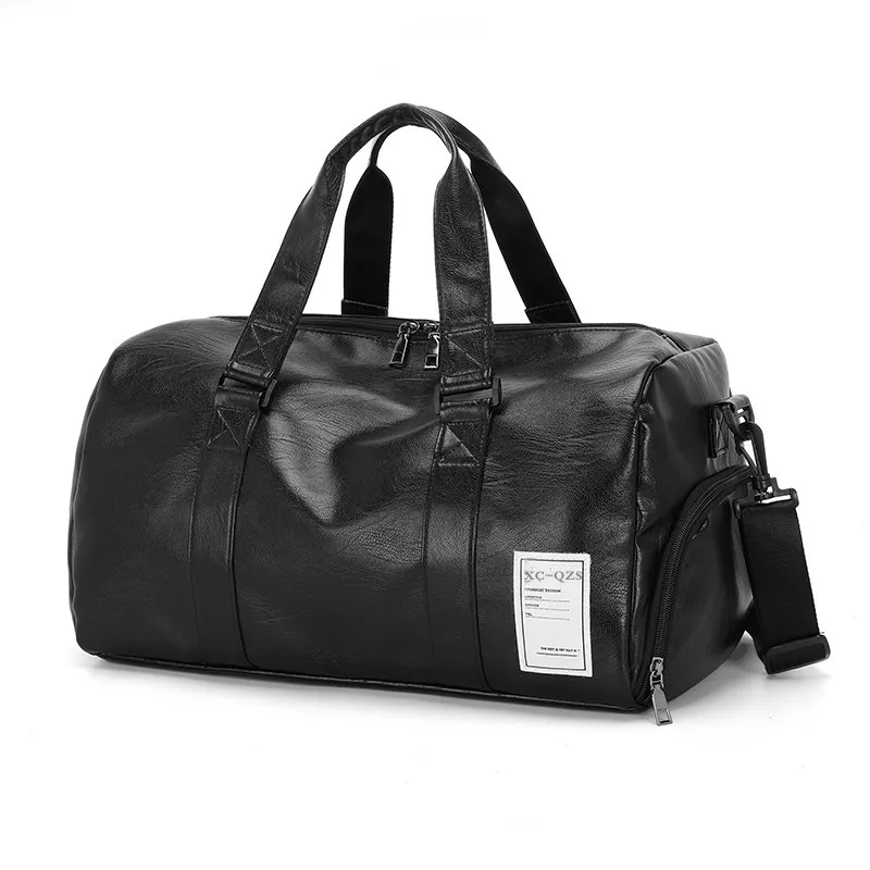Shoe Compartment Large Gym Bag Travel Bag, Men's Casual Tote - 1
