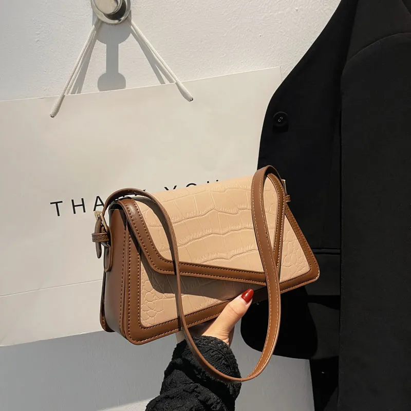 Stylish French Shoulder Bag, Minimalist Crossbody Purse for Women - 4