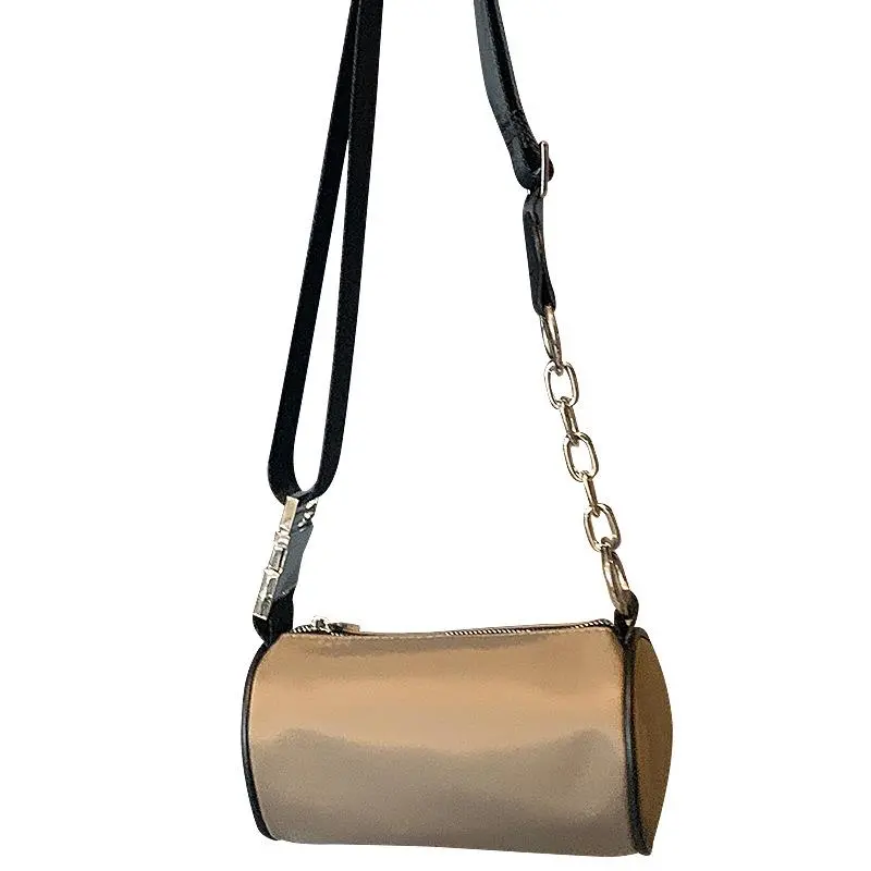 Cylinder Crossbody Bag with Chain Strap, Casual & Versatile Women's Bag - 5