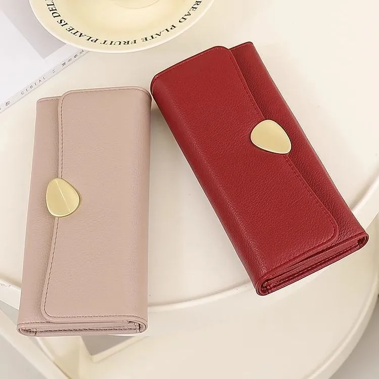 Long Wallet for Women, Soft PU Leather, Slim Cardholder Phone Case Purse - 2