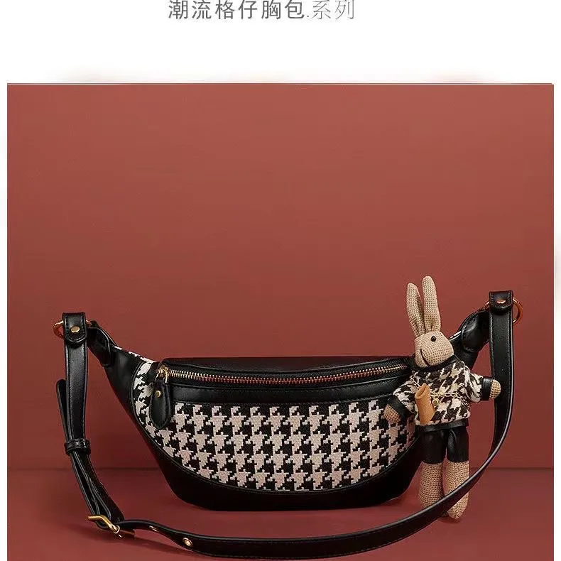 Stylish Large Capacity Crossbody Bag for Women, Vintage PU Tote - 2