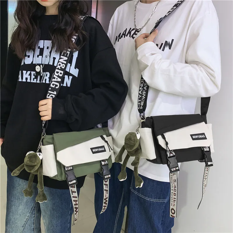 Men's Crossbody Bag Ins Style Casual Shoulder Bag for Students - 2