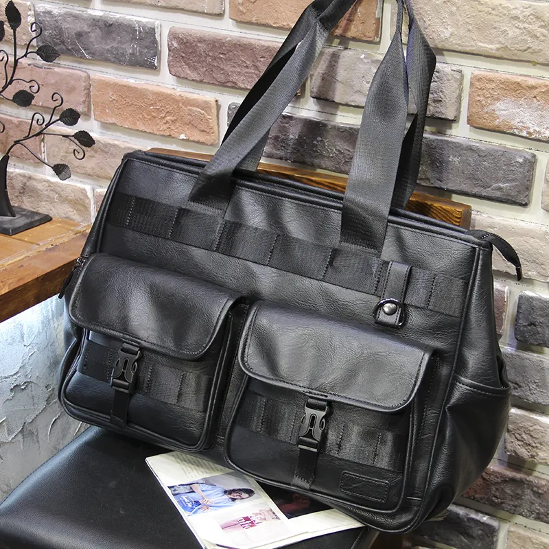Men's Business Laptop Bag Large Capacity Crossbody Messenger Bag - 1