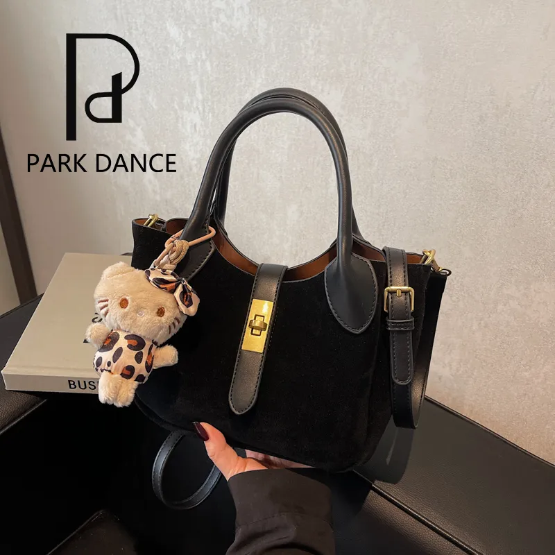 PARK DANCE Matte Bucket Bag 2024 Women Crossbody Shoulder Tote - 1