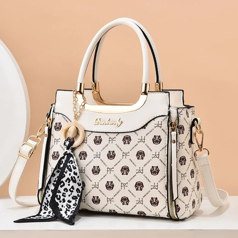 Women's Bag 2025 New Fashion Print Shoulder Bag Crossbody Tote - 3