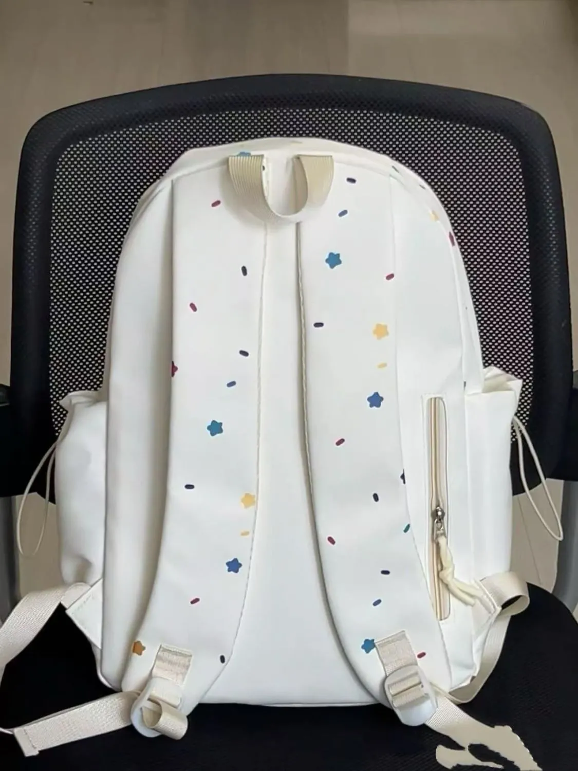 PARK DANCE Bear Embroidery Backpack for School Girls, Lightweight & Stylish - 4