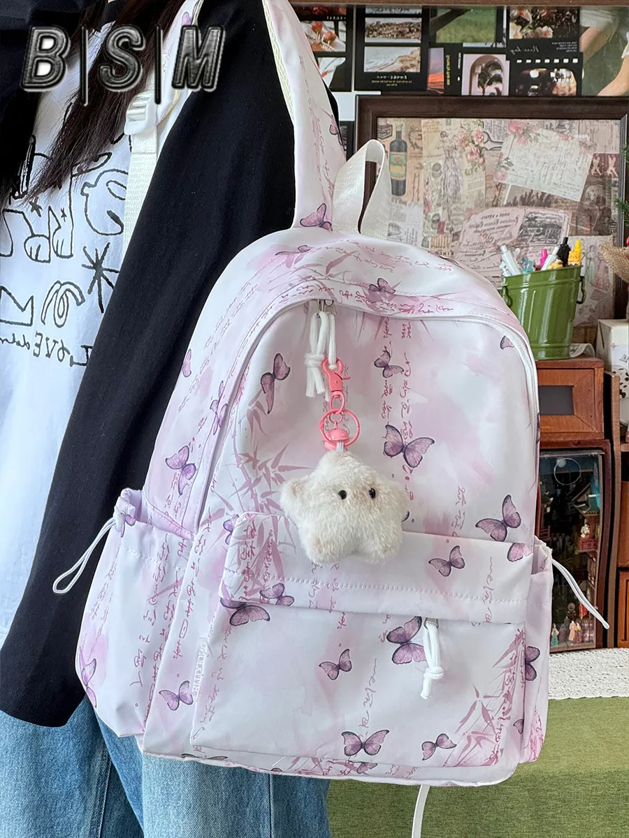 Mini Backpack for Women, Small Print Rucksack, Lightweight Daypack - 3