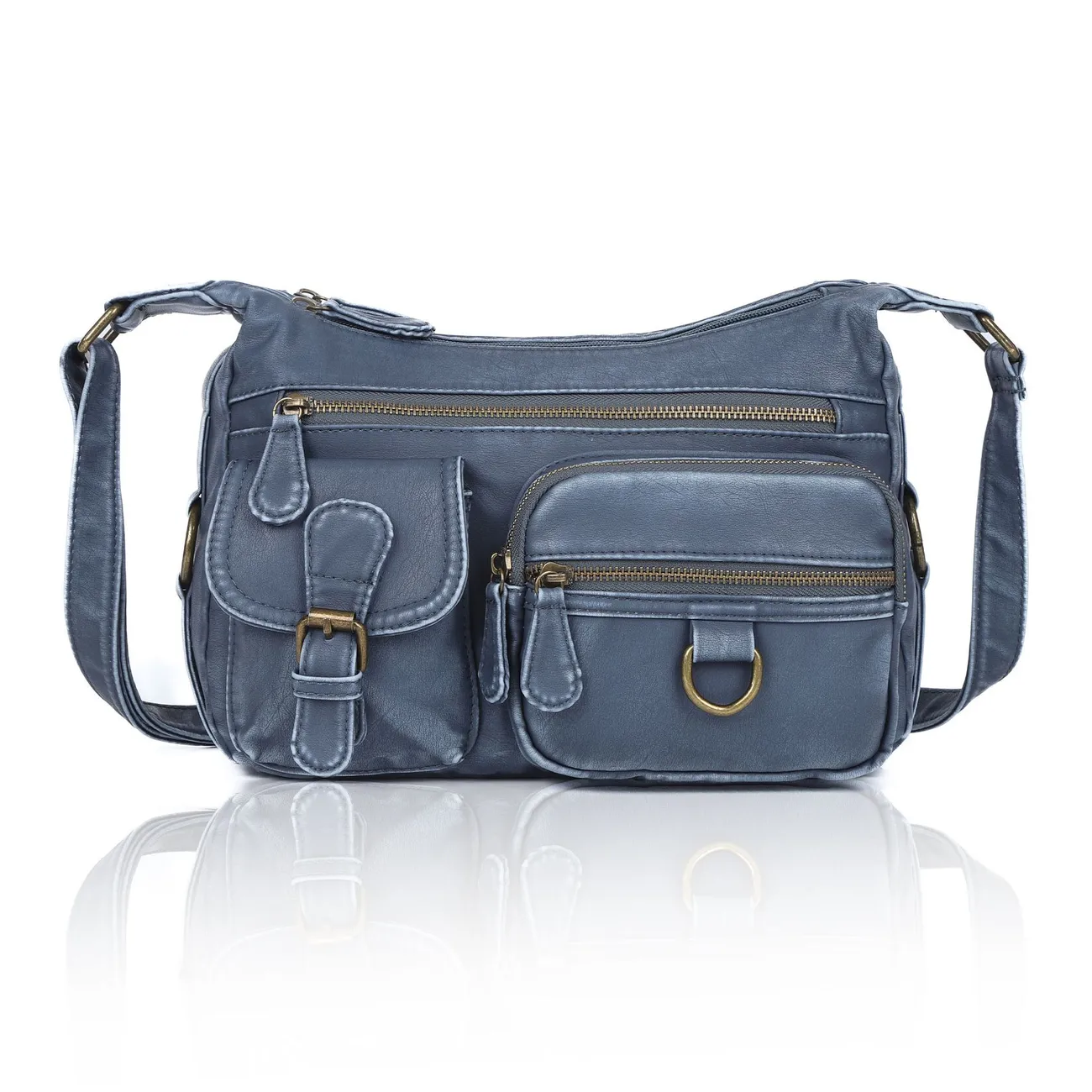 Crossbody Bag with Multiple Pockets, Fashionable & Versatile Shoulder Bag for Commute & Travel - 3