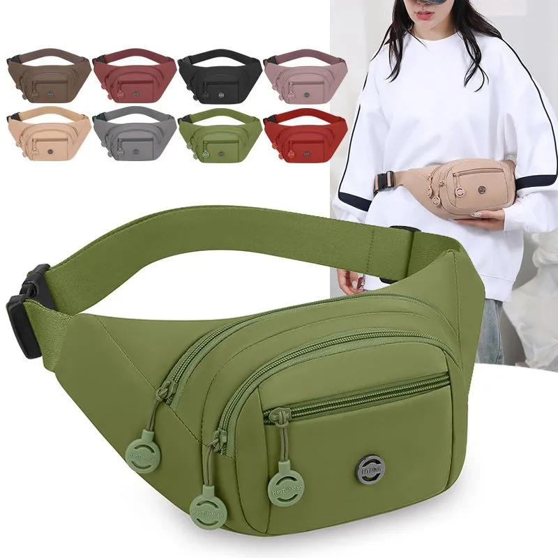 Running Waist Pack with Phone Pocket, Large Capacity Sports Fanny Pack for Outdoor - 4
