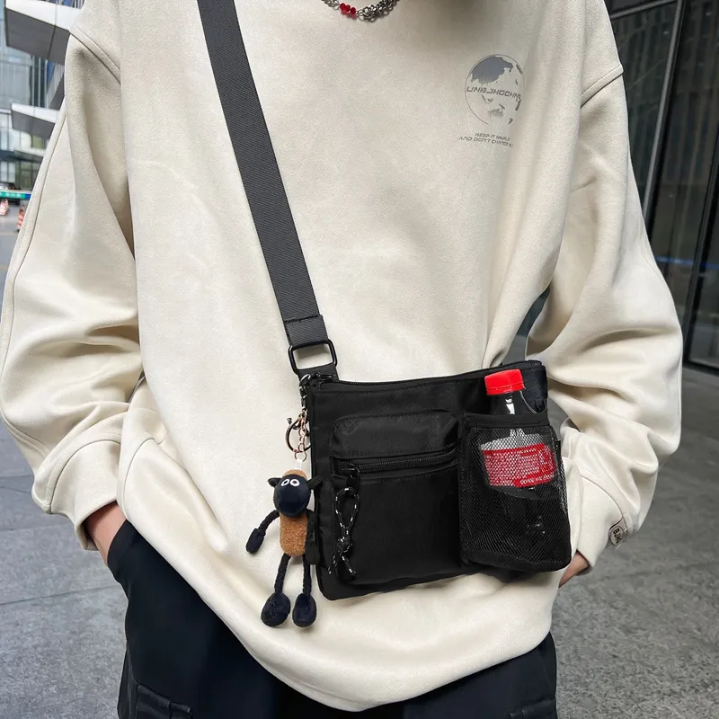 Japanese Style Men's Crossbody Bag 2025 New Design Shoulder Bag Chest Pack - 2