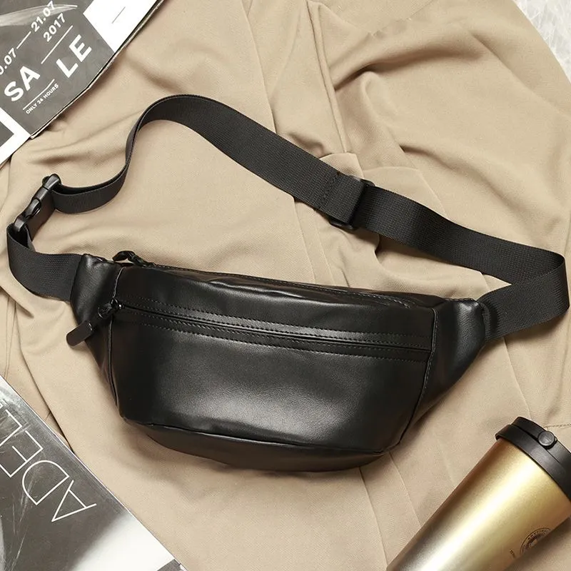 Ins Waist Bag for Students, Large Capacity Crossbody Chest Pack - 4