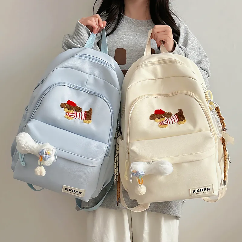 Cute Japanese Backpack for Girls, Large Capacity Lightweight Daypack for School - 2
