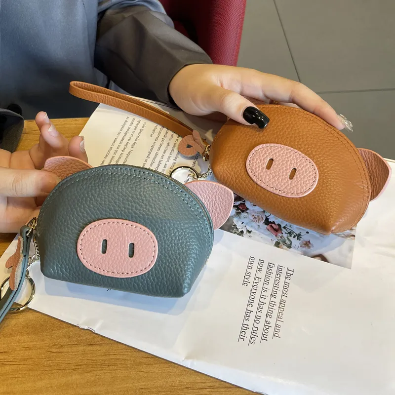 Coin Purse Women Mini 2025 Cute Leather Wallet Ins Style - 3