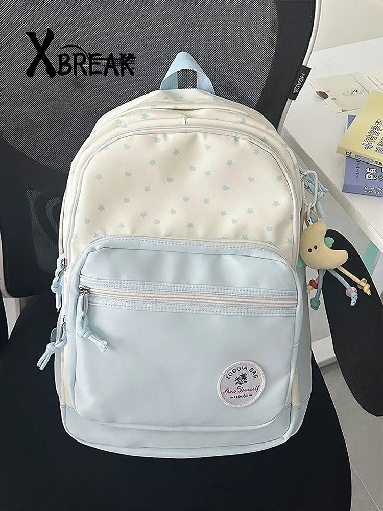 Cute Backpack for High School & College, Lightweight Large Capacity - 4
