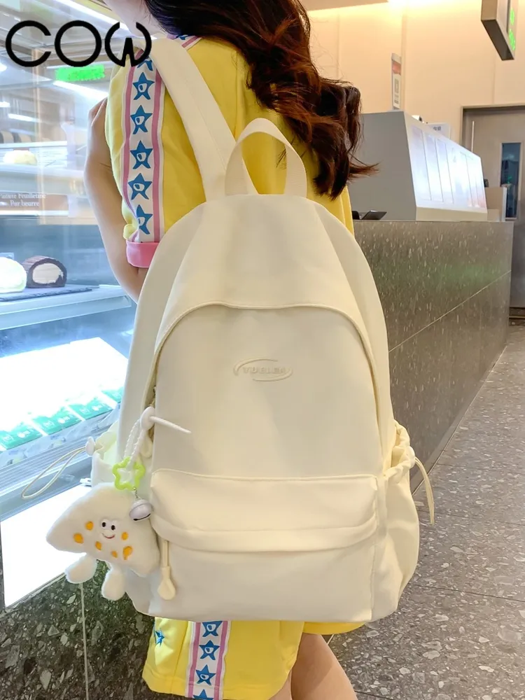 Stylish Backpack for Women & Teens - Simple Design School Bag - 5