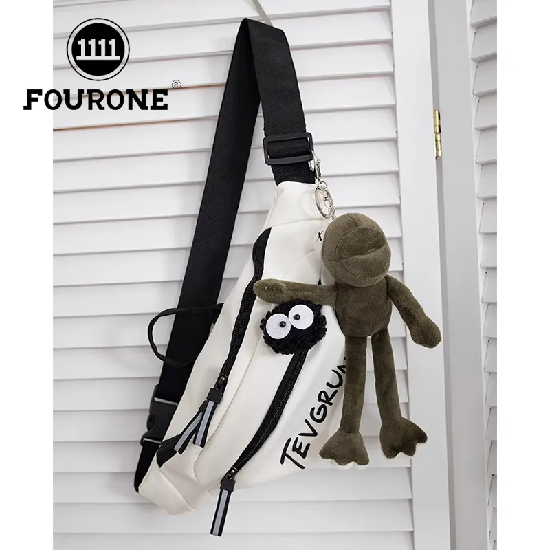 FOUR ONE Crossbody Bag for Men & Women, Sporty Sling Bag with Zipper Closure - 3