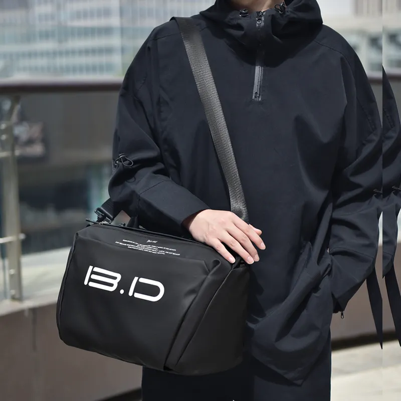 2025 Waterproof Men's Shoulder Bag Large Capacity Travel Crossbody Bag - 3