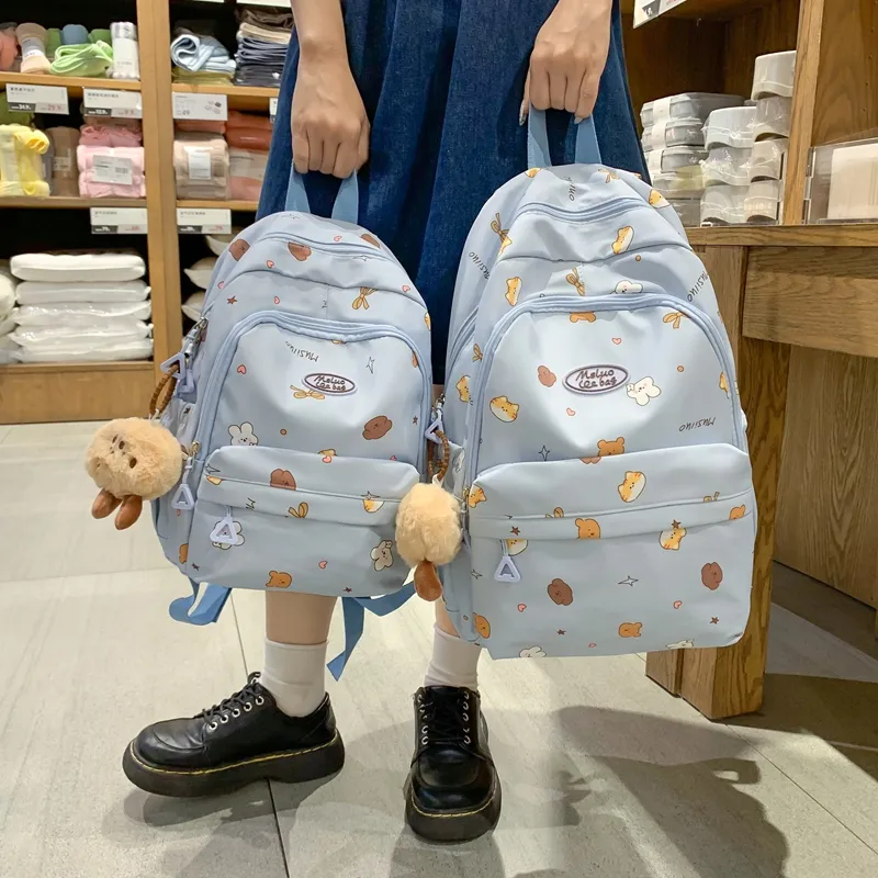 Cute School Backpack for Girls Large Capacity Student Bag - 2