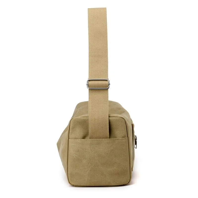 Casual Canvas Crossbody Bag for Gym & Travel, Durable Shoulder Bag - 4