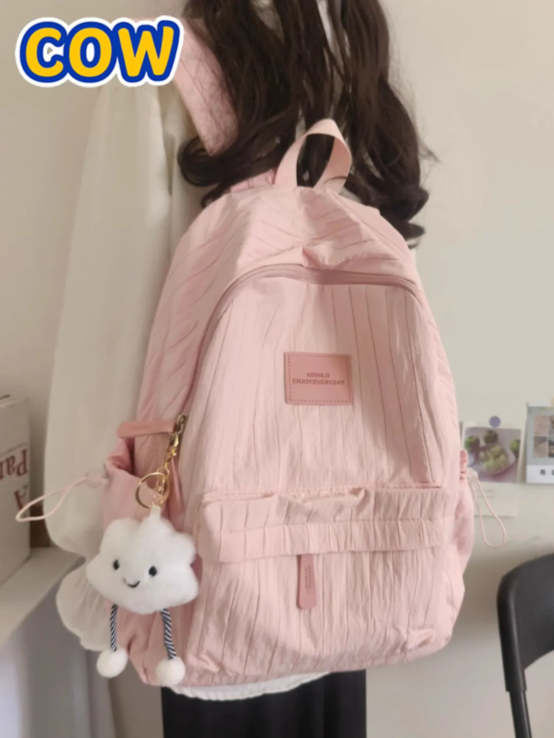Minimalist Backpack for Women 2025 - Lightweight Travel & School Rucksack - 4