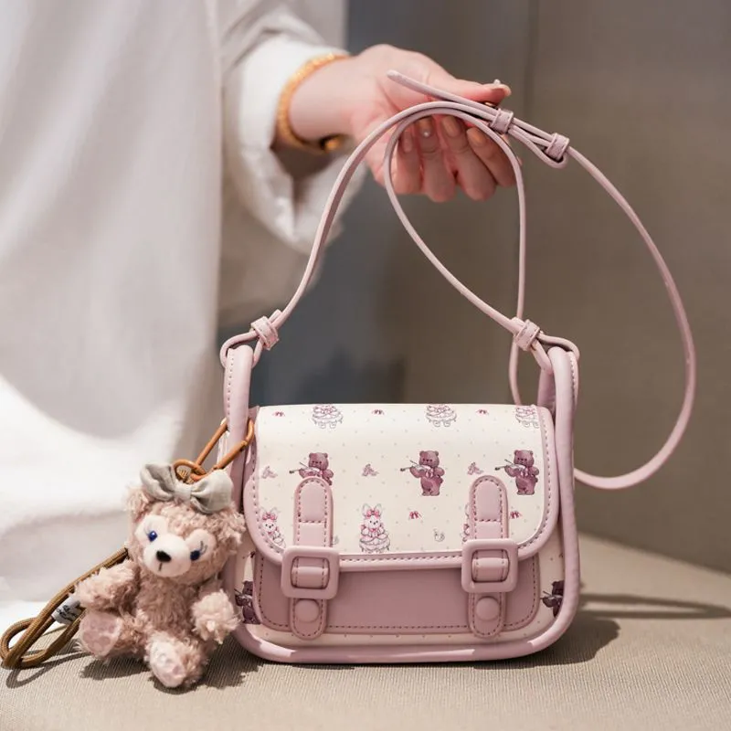 Saddle Bag for Women 2025 Floral Print Crossbody Shoulder Handbag - 1