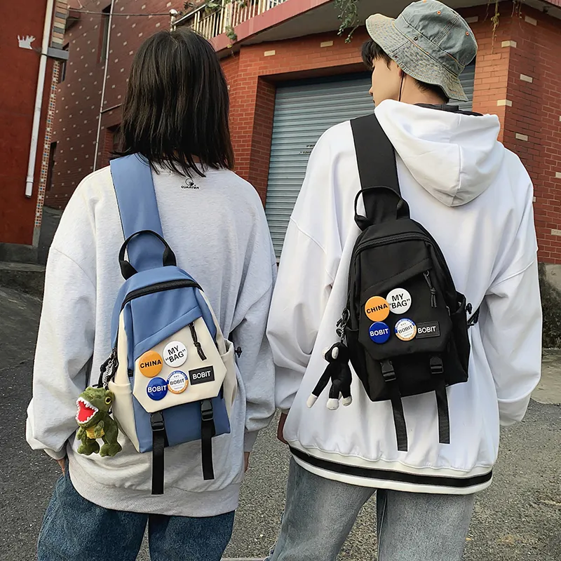 Men's Crossbody Bag Large Capacity Japanese Style Sling Bag - 3