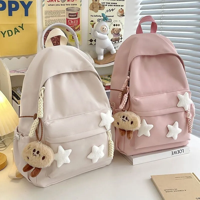 Girls Backpack 2025 Large Capacity Japanese Style School Bag for Teens - 4