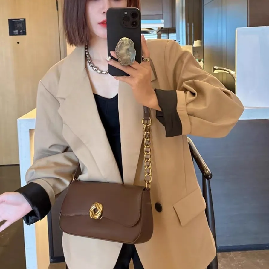 French Luxury Shoulder Bag 2025 New Retro Crossbody Bag for Women - 4