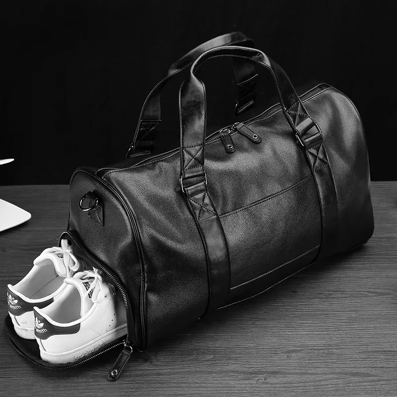 Shoe Compartment Large Capacity Gym Bag Travel Bag, Men's Tote - 1