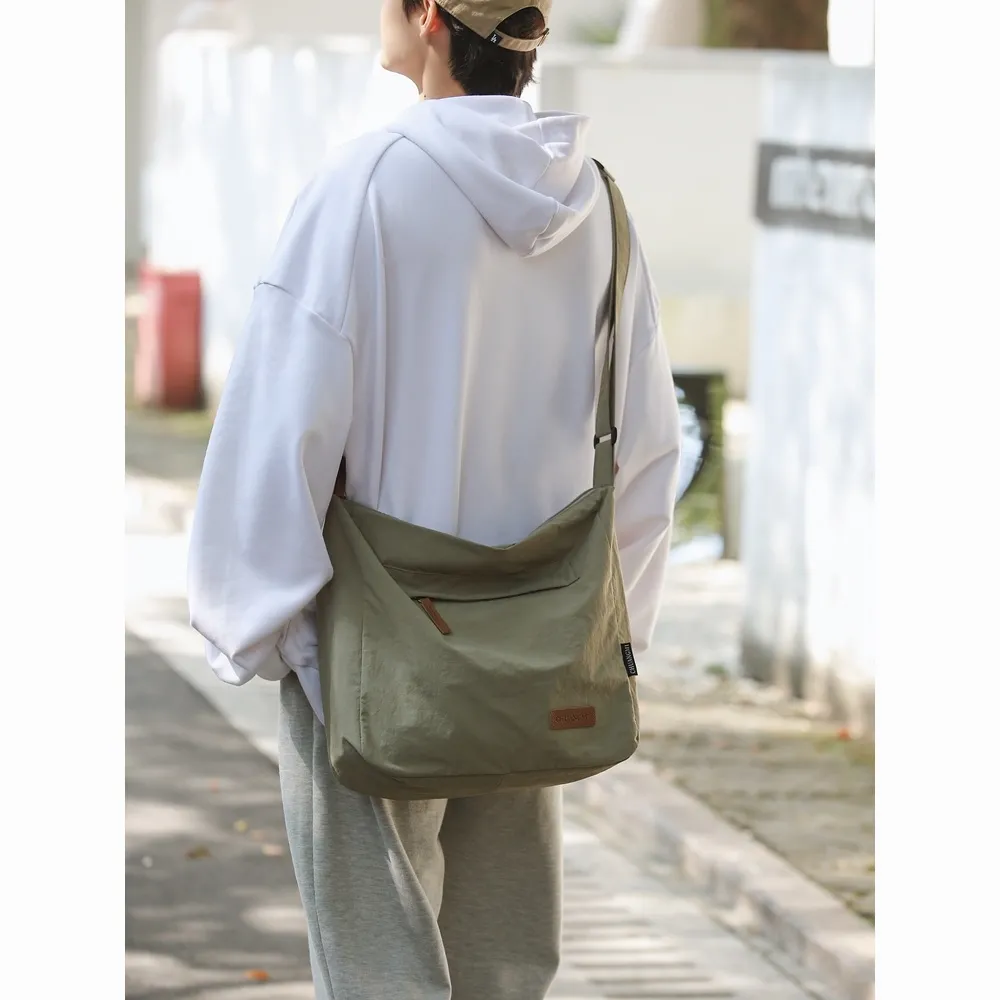 Men's Crossbody Bag Ins Casual Japanese Style Large Capacity Backpack - 5
