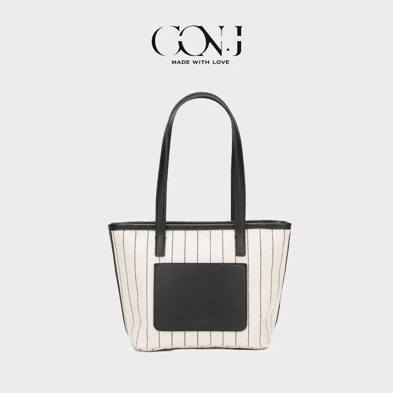 Ins Tote Bag, Canvas Shoulder Bag for Women, Fashionable & Chic Commuter Bag - 4