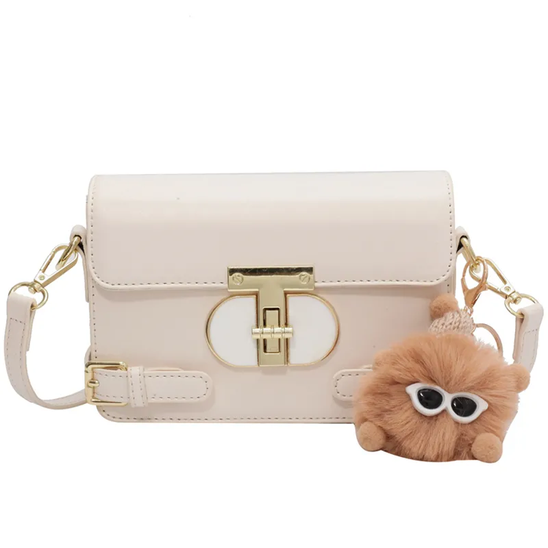 Saddle Bag Women Crossbody Bag 2023 Fashion PU Small Square Purse - 1