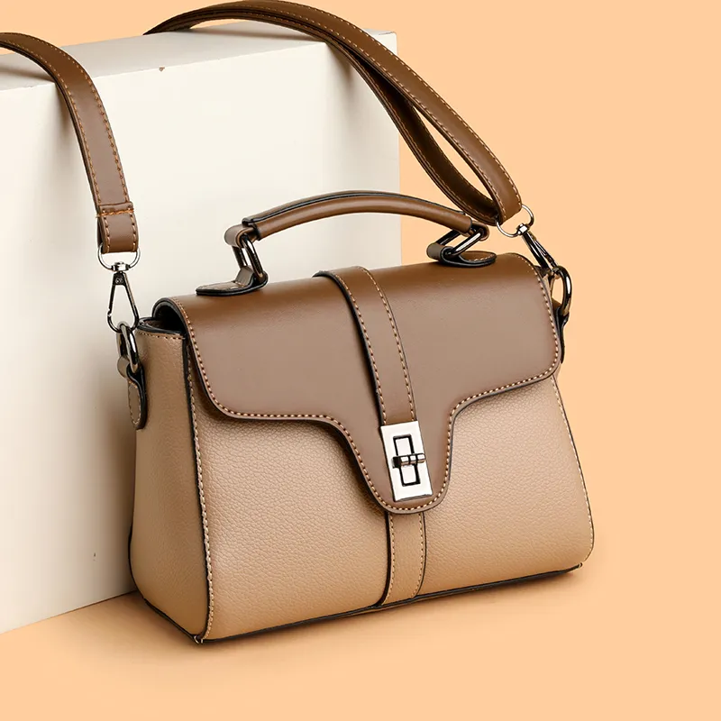 Women's Casual Square Shoulder Bag 2025 Work Commute PU Crossbody Purse - 5