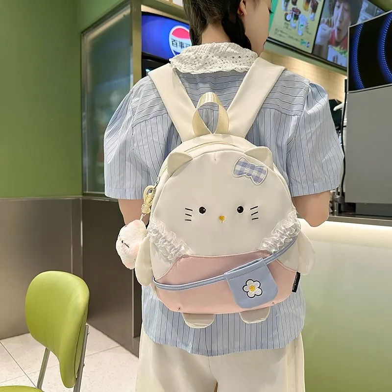 Cute Cartoon Backpack for Women Large Capacity Daypack School Bag - 4