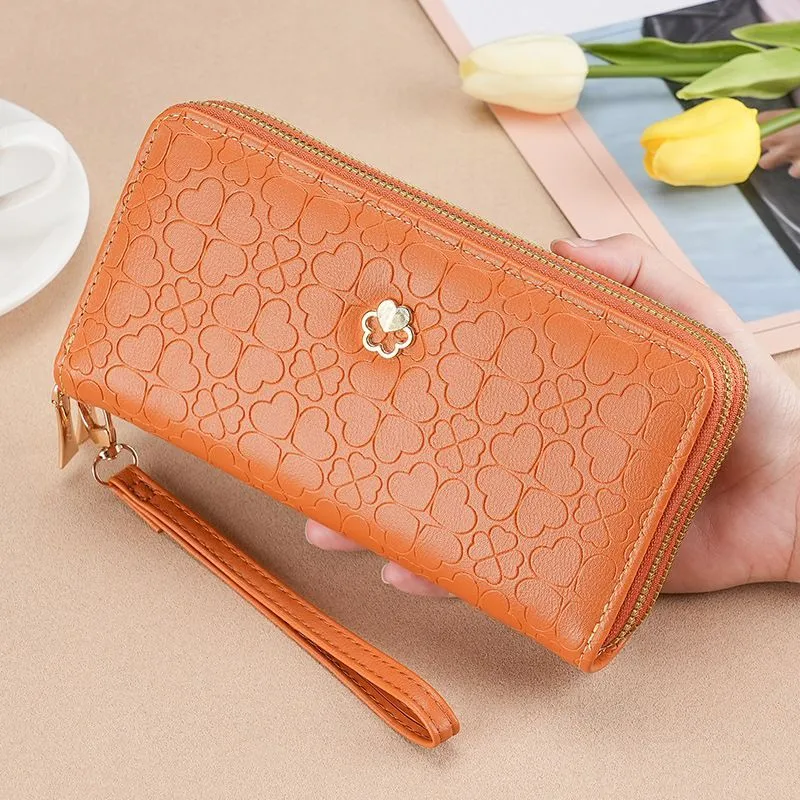 Long Zip Wristlet Wallet for Women, Large Capacity Phone Purse, Fashionable - 5