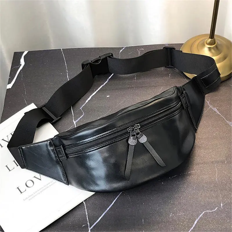 Men's Chest Bag Fashion Retro Crossbody Sling Backpack Large Capacity - 1