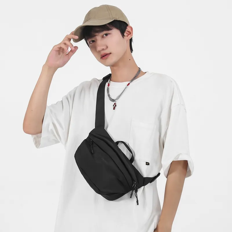 Men's Crossbody Bag Sporty Waist Pack Hip Bag for Cycling & Casual - 5