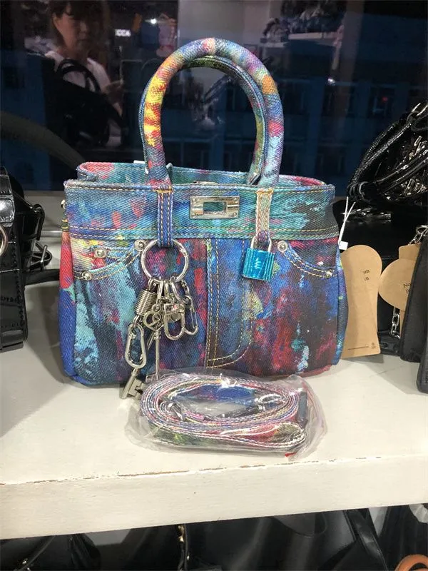Denim Crossbody Bag 2024 New Lightweight Casual Shoulder Bag Fashion - 3