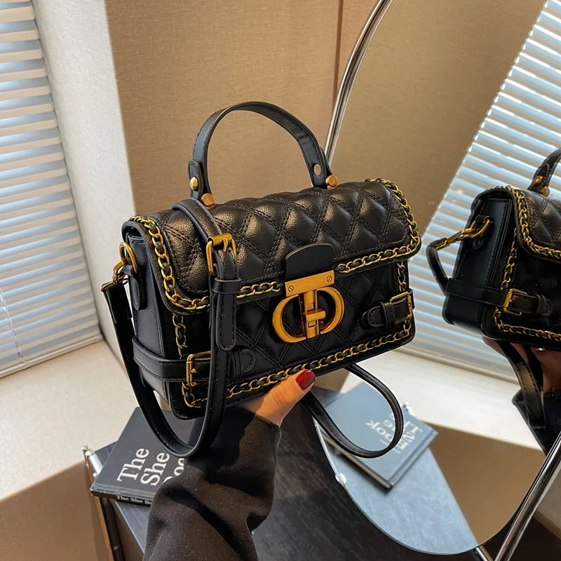 Small Crossbody Bag for Women 2025, PU Leather Tote with Quilted Pattern - 2