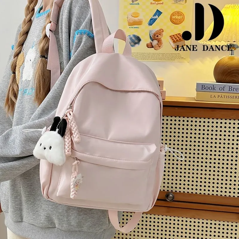 Mini Backpack for Women Students, Korean Style Cute Small Rucksack - 3