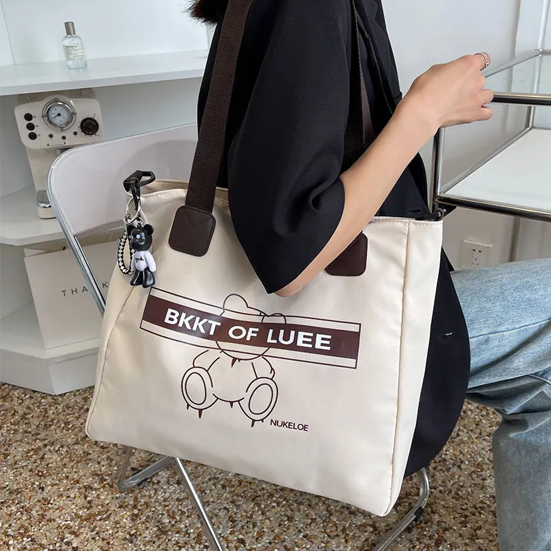 Canvas Tote Bag for Women 2024 Fashion Shoulder Bag Large Capacity - 1