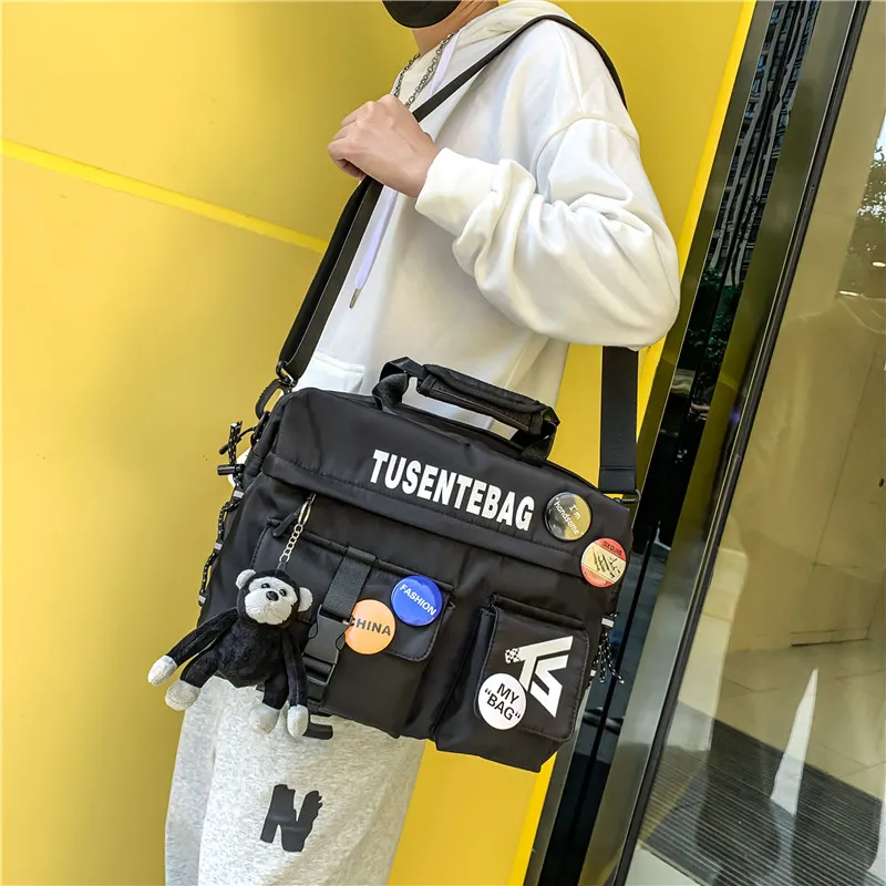 Men's Crossbody Bag Large Capacity Sports Messenger Bag - 3