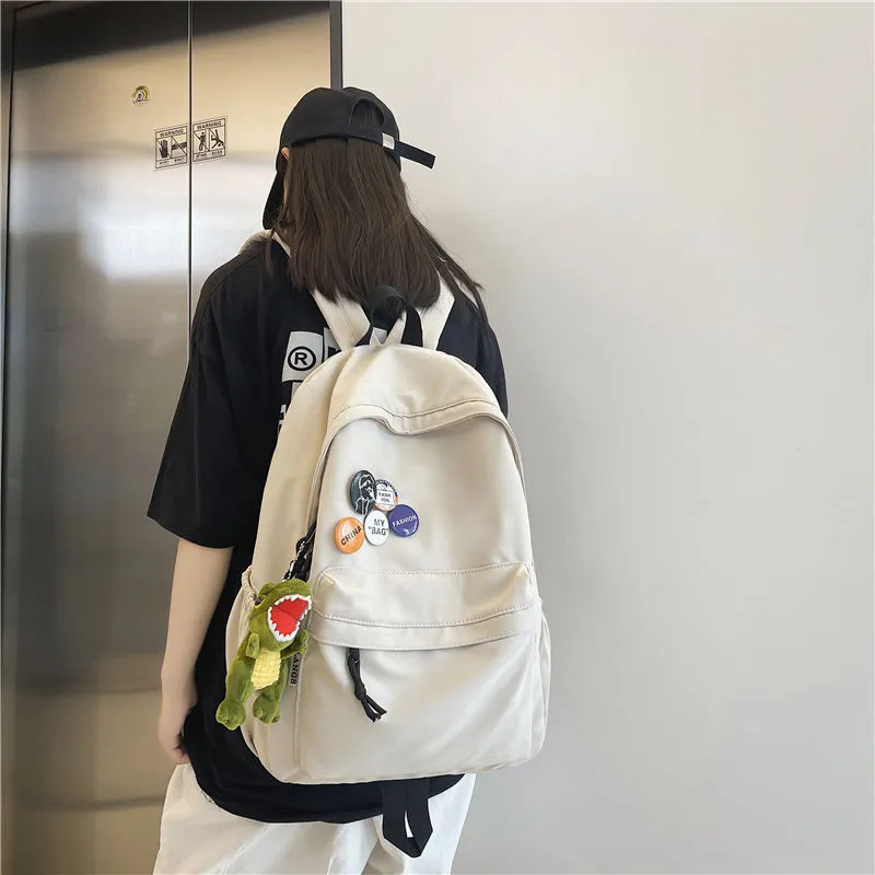 Men's Casual Backpack Large Capacity Daypack for Travel School - 5