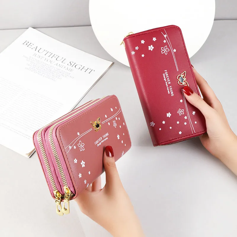 2025 Women's Long Zip Wallet Large Capacity Wristlet Card Coin Phone Purse - 3