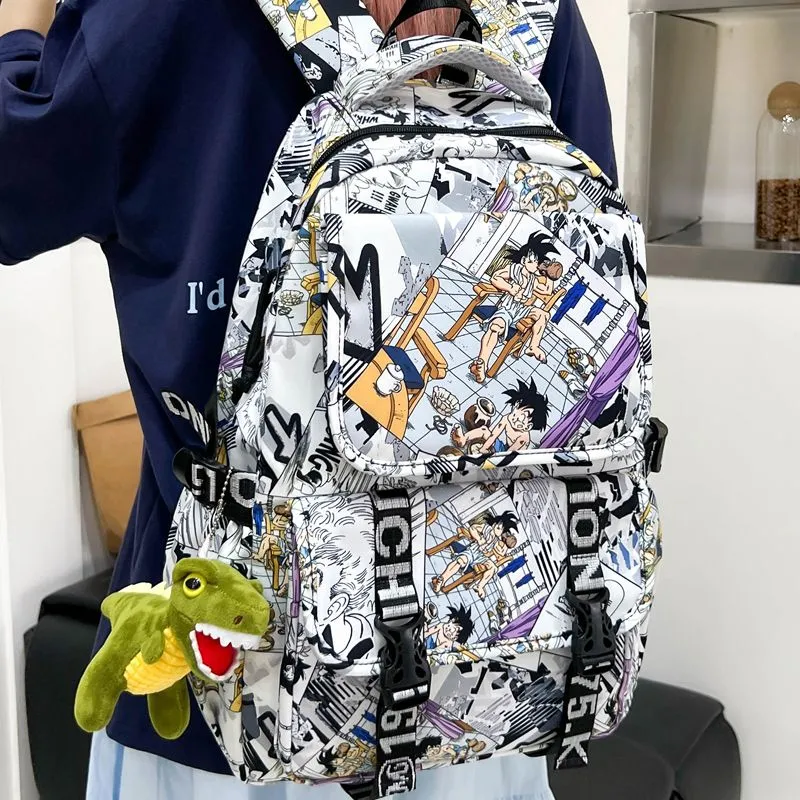 Cool Cartoon Backpack for Boys, Large Capacity 16 Inch Laptop School Bag - 2