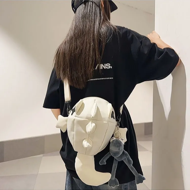 Shark Shoulder Bag 2025 New Trendy Unisex Crossbody Backpack - 3