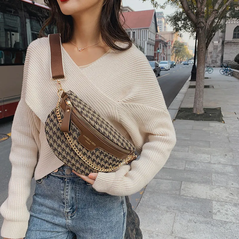 Trendy Waist Bag 2024 - Crossbody Sling Bag for Women, Fashionable Print Design - 1