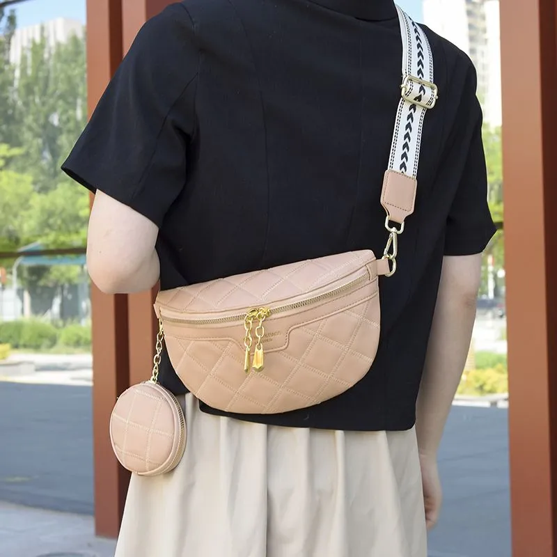 Saddle Bag 2025 Women's Crossbody Bag Fashion Waist Pack Ins Style - 1